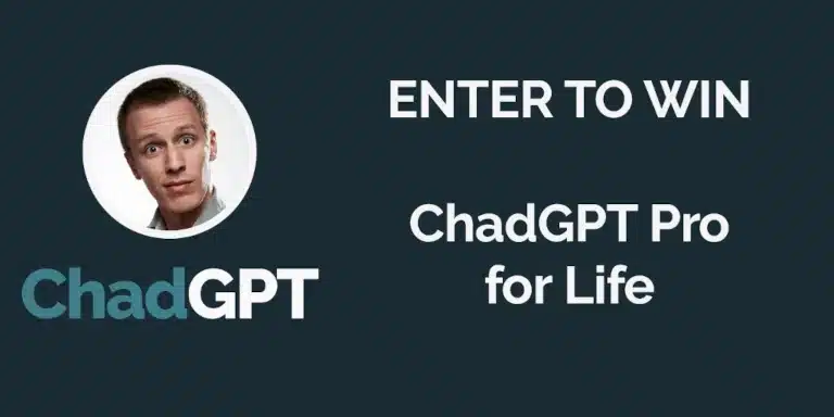 ChadGPT Pro Account for Life - enter to win