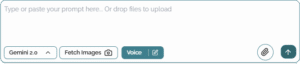 ChadGPT Brand Voice Toggle in AI Chat Box