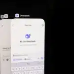 Deepseek AI mobile application on an iPhone (currently switching to OpenAI ChatGPT or Google Gemini