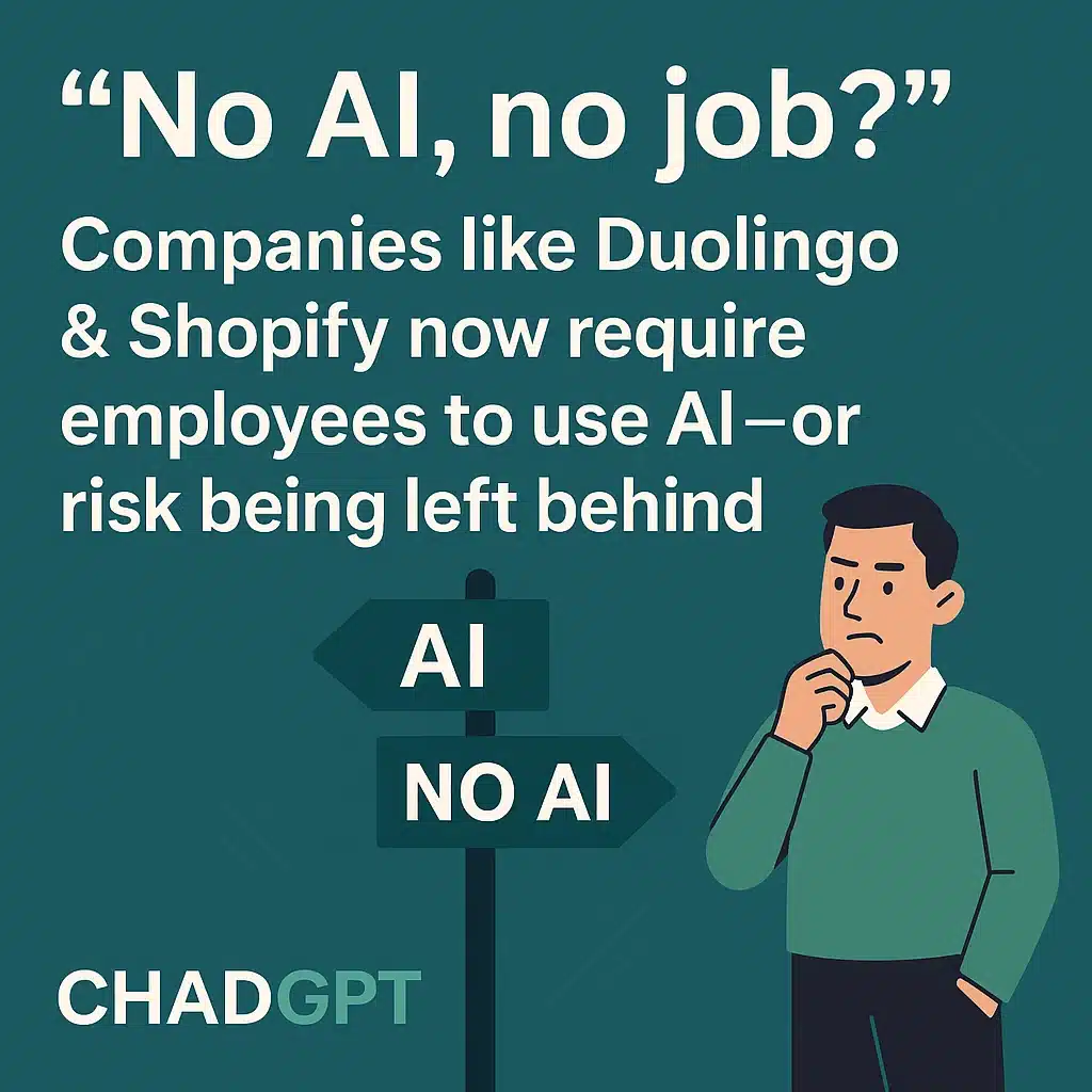 AI is now mandatory at employers