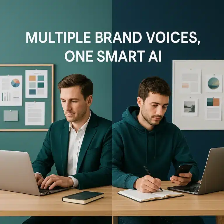 Multiple Brand Voices - One Smart AI
