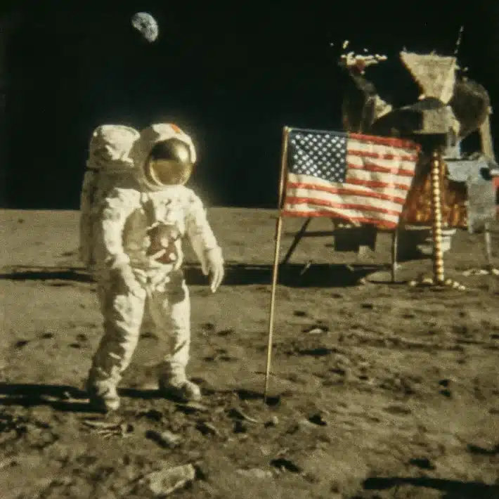 Generate stunningly realistic, vintage-style moon landing photos with this ready-to-use AI prompt. Get that perfectly imperfect old iPhone look in seconds.