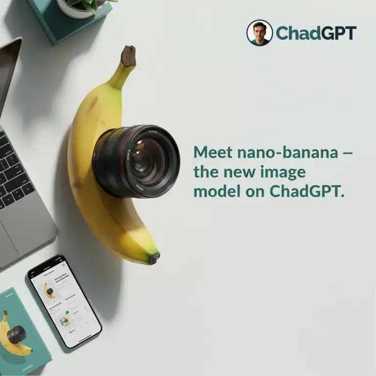 Meet nano-banana — the new image model on ChadGPT V2
